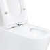 Унитаз-моноблок напольный Qtap Kolibri Ultra Quiet безободковый с сиденьем Soft-close WHITE QT10226380W