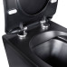 Унитаз подвесной Q-tap Robin Rimless (QT1333046ENRMB), сиденье дюропласт Slim Soft-close