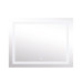 Зеркало Lidz Kubis 1000х800 с LED-подсветкой Touch, с антизапотеванием, с диммером, рег. яркости LD78LF61410080