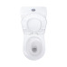 Унитаз-моноблок напольный Qtap Swan Ultra Quiet безободковый с сиденьем Soft-Close WHITE QT16226080AW