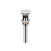 Комплект Qtap Tern: Раковина напольная моноблок 440х380х830 мм White + Донный клапан PU02O