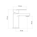 Смеситель для раковины Lidz Arrow 001 (k35) LDARR001CRM44955 Chrome