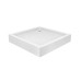 Набор Lidz душевая кабина Wawel SC80x80.SAT.LOW.GR, стекло тонированное 4 мм + поддон Mazur