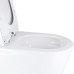 Унитаз-моноблок напольный Qtap Swan Ultra Quiet безободковый с сиденьем Soft-Close WHITE QT16226080AW