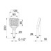Лейка для ручного душа Q-tap Rucni A120N3KCB