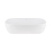Комплект Qtap Robin: Раковина накладная прямоугольная 610x400x145 мм White + Донный клапан PU02
