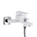 Смеситель для ванны Qtap Gemini (c душевым гарнитуром) QTGEM259CRW45683 Chrome/White