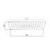Лейка для верхнего душа Qtap Hlavova 260x180 мм прямоугольная QTHLA107CRM45785 Chrome/White