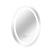 Зеркало Qtap Mideya 500х700 с LED-подсветкой Touch, с антизапотеванием, с часами, диммером, рег. яркости QT2078NCR5070W