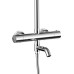 Душова система універсальна Qtap Scorpio термостатична на три споживача (з виливом) QTSCO112CRM45901 Chrome