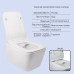 Набор Q-tap инсталляция 3 в 1 Nest QT0133M425 с панелью смыва линейной QT0111M08V1091MB + унитаз с сиденьем Crow QT05335170W