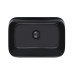 Раковина-чаша Qtap Scorpio 550х390х120 Matt black з донним клапаном QT14112243MB