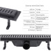 Комплект для душа Qtap: Душевая кабина Pisces 109-11SC5, квадрат, 90-105x90-105, стекло 5мм Clear + Линейный трап QT Dry FF304-600MBLA