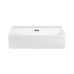 Комплект Qtap Nando LT: Раковина подвесная прямоугольная 500х420х120 мм White + Донный клапан PU02O
