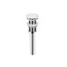 Комплект Qtap Virgo: Раковина накладная прямоугольная 490х350х110 мм White + Донный клапан PU02