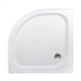 Lidz Набор: Душевая кабина Latwa SC90x90.SAT.LOW.DGR, полукруглая, стекло тонированное 4 мм + Душевой поддон Kapielka ST90x90x14