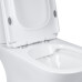 Унітаз-компакт Qtap Presto Quadro безободковий з сидінням Soft-close QT24221215AW