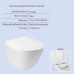 Набор Q-tap инсталляция 3 в 1 Nest QT0133M425 с панелью смыва круглой QT0111M11V1146MB + унитаз с сиденьем Jay QT07335176W