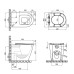 Унитаз-компакт Qtap Swan безободковый с сиденьем Soft-close QT16223178W