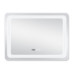 Дзеркало Qtap Mideya (DC-F908) 800х600 з LED-підсвічуванням Touch, з антизапотіванням, з годинником, димером, рег. яскравості QT2078F908W
