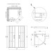 Набір Qtap душова кабіна Taurus CRM1011AC6 Clear 2020x1000x1000 мм + піддон Robin 301112 100x100x12 см з сифоном