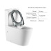 Унитаз напольный Qtap Freedom инклюзивный Rimless безободковый с сиденьем Soft-Close WHITE QT22226098W