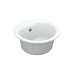 Кухонная мойка VANKOR Lira LMR 01.44 White stone + сифон