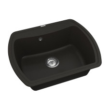 Кухонна мийка VANKOR   Norton NMP 01.63 Black + сифон