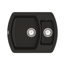 Кухонна мийка VANKOR   Norton NMP 03.63 Black + сифон