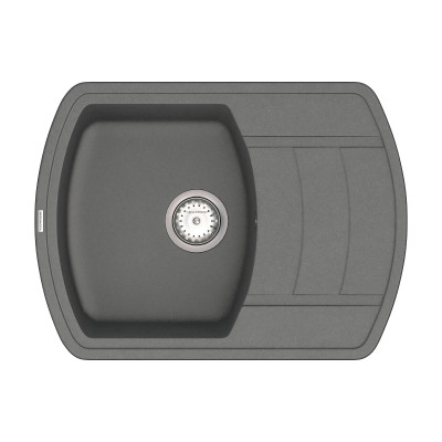 Кухонная мойка VANKOR Norton NMP 02.67 Gray + сифон