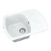 Кухонная мойка VANKOR Norton NMP 02.67 White stone + сифон