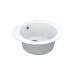 Кухонная мойка VANKOR Kres KMR 01.52 White stone + сифон