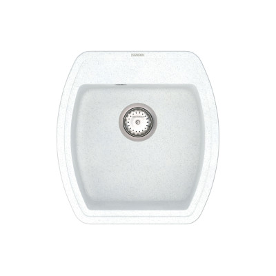 Кухонная мойка VANKOR Norton NMP 01.48 White stone + сифон