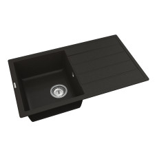 Кухонна мийка VANKOR   Easy EMP 02.76 Black + сифон