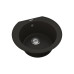 Кухонна мийка VANKOR Kres KMR 01.52 black + сифон