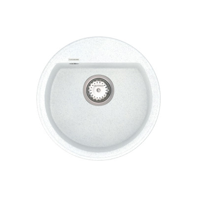 Кухонная мойка VANKOR Easy EMR 01.45 White stone + сифон