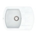 Кухонная мойка VANKOR Norton NMP 02.67 White stone + сифон