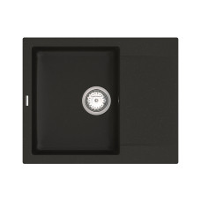 Кухонна мийка VANKOR   Orman OMP 02.61 Black + сифон