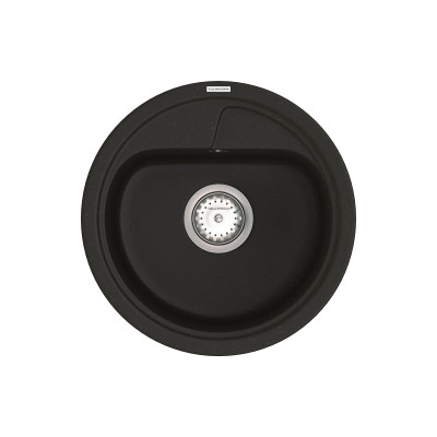 Кухонная мойка VANKOR Polo PMR 01.44 Black + сифон