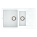 Кухонна мийка VANKOR Orman OMP 04.80 White stone + сифон