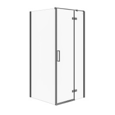 Душевая кабина Cersanit JOTA 90x90x195 правая  прозрачное стекло профиль чорный