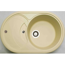 Мийка гранітна ARGO Tvist 770x495x200 Ivory