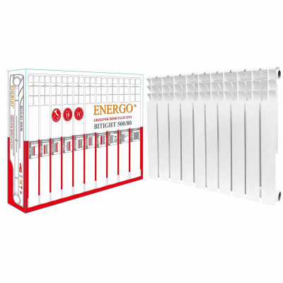 Радиатор отопления ENERGO BITIGHT 500/80 биметалл (10 секций)