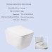 Набор Q-tap инсталляция 3 в 1 Nest QT0133M425 с панелью смыва круглой QT0111M11111SAT + унитаз с сиденьем Crow QT05335170W