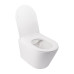 Набор Q-tap инсталляция 3 в 1 Nest QT0133M425 с панелью смыва квадратной QT0111M06029SAT + унитаз с сиденьем Swan QT16335178W