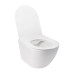 Набор Q-tap инсталляция 3 в 1 Nest QT0133M425 с панелью смыва круглой QT0111M11V1146MB + унитаз с сиденьем Swan QT16335178W