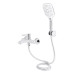 Змішувач для ванни Qtap Grand (з душовим гарнітуром) QTGRACRM006 Chrome