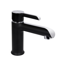 Змішувач для раковини Qtap Grand QTGRABCR001F Chrome/Black