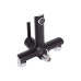 Змішувач для ванни Qtap Grand (з душовим гарнітуром) QTGRABCR006 Chrome/Black