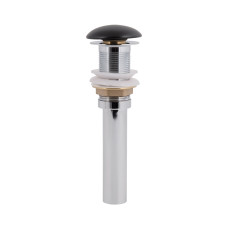 Донний клапан для раковини Qtap PU03 225х70х70 Matt black